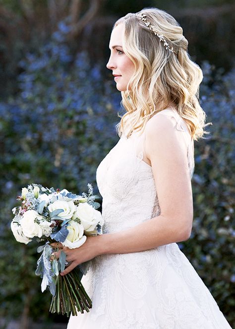 Formal Hairdos, Vampire Wedding, Candice Accola, Candice King, Hairdo Wedding, Caroline Forbes, Wedding Mood Board, Wedding Mood, Vampire Diaries The Originals