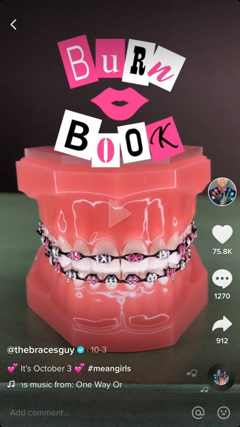 Bright Braces Colors, Pink And Red Braces, Braces Combos, Chain Braces, Power Chain Braces, Dental Braces Colors, Braces Colors Combinations, Braces Ideas, Fake Braces