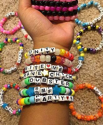 Look at all that arm Kandi. Decorate your arms with our Kandi #ravewear #bracelets #kandi Festival Candy Bracelets, Rave Candy Bracelets, Kandi Ideas Singles, Rave Kandi Bracelets, One Direction Take Me Home, Rave Candy, Rave Bracelets, Candy Bracelets, Emo Accessories