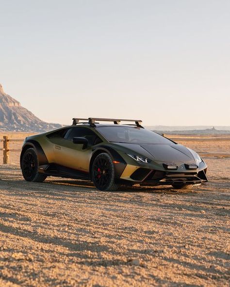 Lamborghini on Instagram: "If you must, then choose dust. And let Huracán Sterrato go wild as you raise it.  Captured by @logandavidson for @lamborghinisaltlakecity   #Lamborghini #HuracanSterrato #BeyondTheConcrete __ Huracán Sterrato: fuel consumption combined 14,9 l/100km (WLTP); CO2-emissions combined: 337 g/km (WLTP)" Aggressive Design, Mens Luxury Lifestyle, Best Filters For Instagram, Cool Car Pictures, Adventure Aesthetic, Lamborghini Huracan, Go Wild, The Untamed, Mens Luxury