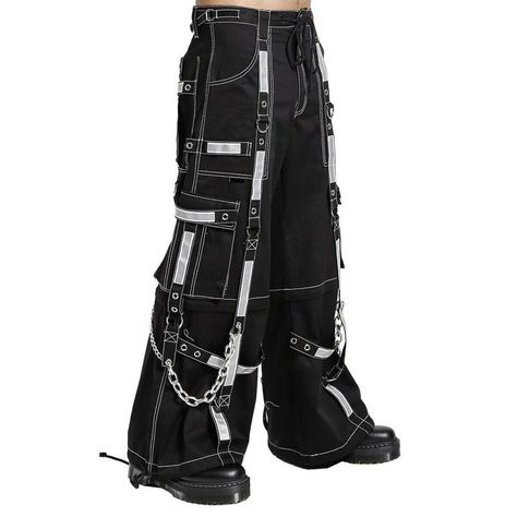 Punk Trousers, Reflective Pants, Goth Pants, Punk Shorts, Tripp Pants, Gothic Pants, Clothing Tape, Black Punks, Moda Jeans