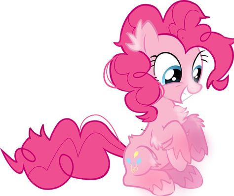 Mlp Pinkie Pie, Pinkie Pie Icon Fanart, Twilight And Pinkie Pie Fanart, Insane Pinkie Pie, Mlp Pinkie Pie Redesign, Pinke Pie Mlp, Mlp Base, Pinkie Pie, My Little Pony