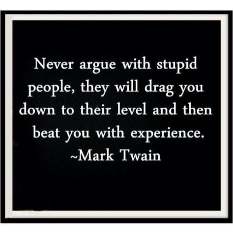 Don't stoop down to their level~ Mark Twain Quote, Mark Twain Quotes, About People, Mark Twain, Quotable Quotes, A Quote, Good Advice, Great Quotes, Inspirational Words