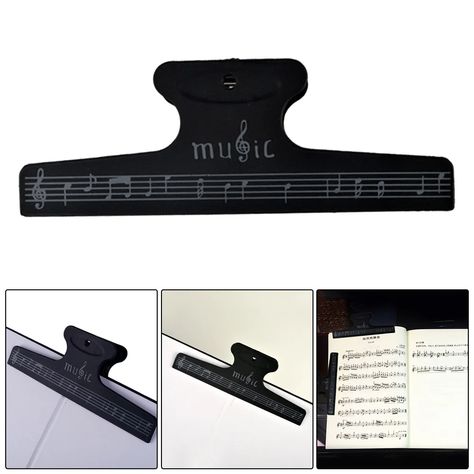 Sheet Music Clips Book Page Note Clip Music Score Fixed Clips Sheet Holder for Guitar Violin Piano