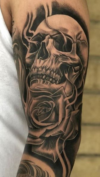 Rose Tattoo, Tattoo Ideas, For Men, Tattoos, Design