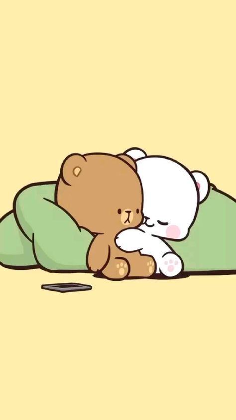 Milk And Mocha Bear, Mocha Milk, Cute Cartoon Quotes, Milk And Mocha, Mocha Bear, Bear Couple, Hug Gif, Bear Gif, Cute Couple Comics