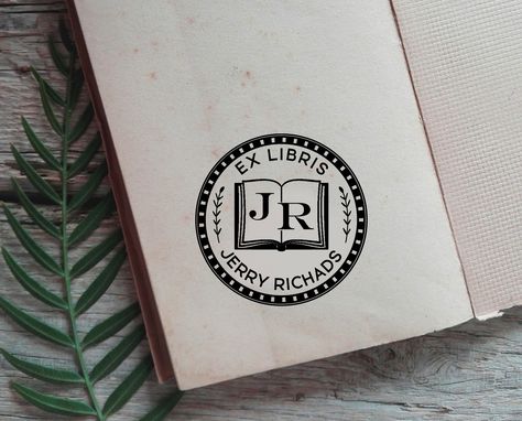 Personal Library Stamp, Ex Libris Stamp, Personal Stamp, Personal Library, Book Stamp, Family Books, Custom Book, Famous Books, Seal Stamps