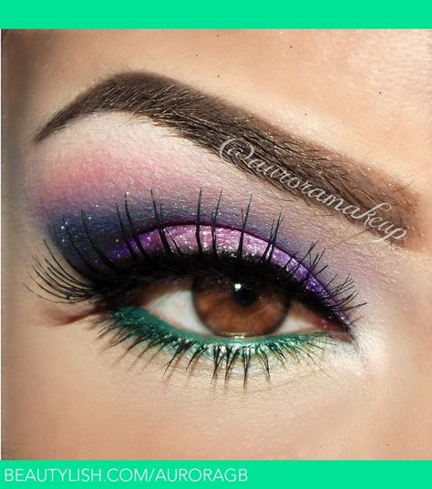 Mermaid Elements, Ariel Makeup, Green Eye Makeup, Gentle Makeup, Make Up Designs, Beautiful Eyeshadow, Eyeshadow For Brown Eyes, Disney Makeup, Green Eye