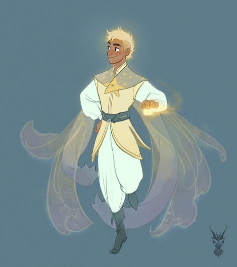 Fairy Prince Outfit, Prince Drawing Reference, Disney Art Concept, Water Superhero Outfit, Wish Redesign, Starboy Wish, Prince Character Design, Prince Oc, Prince Drawing