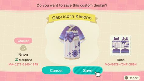 Kimono Acnh Code, Acnh Japanese Clothes, Acnh Kimono Shop, Acnh Hanfu, Acnh Kimono Designs, Animal Crossing Kimono, Qr Code Animal Crossing, Hanfu Pattern, Acnh Outfits