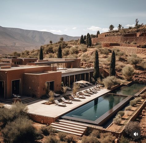 Modern Arizona Home, Moroccan Villa, Wabi Sabi House, Villa Marrakech, Mid Century Modern Exterior, Arizona House, House Villa, Honeymoon Resorts, Mexican Home