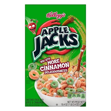 Apple Jacks, Breakfast Cereal, Cinnamon Apples, Pop Tarts, Cereal, Cinnamon, Snack Recipes