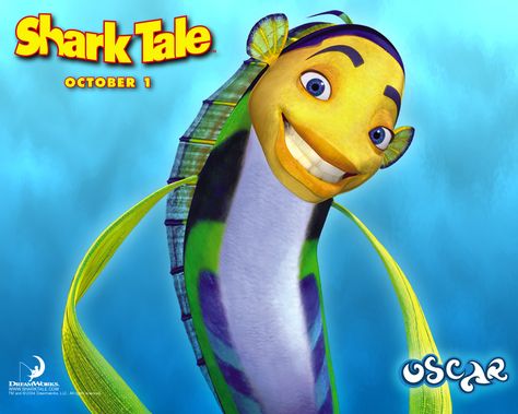 My favorite character is oscar from shark tale. He's my favorite because he always makes my laugh when I watch the movie. Music Executive, David Geffen, The Croods, Shark Tale, Tv Artwork, Good Dinosaur, Movies Animation, Disney Free, Fish Tales