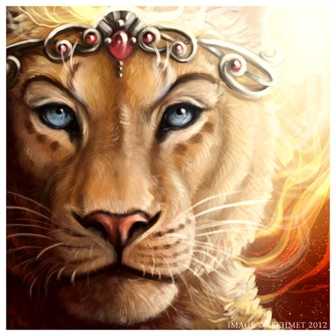 Fantasy Lion, Sun Dragon, Goddess Sekhmet, Lioness Tattoo, Female Lion, Arte Doodle, Lion And Lioness, Geniale Tattoos, Warrior Tattoo