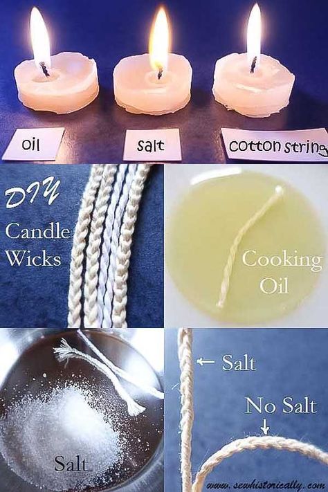 Homemade Candle Wick, Diy Candle Wick, Rolled Candles, Candle Wicks, Making Candles Diy, Candle Crafts Diy, Candle Molds Diy, Candle Wick, Diy Candle