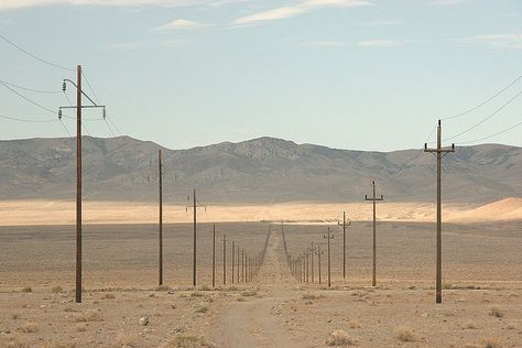 Nevada Trip by CurtisLeeJones, via Flickr Nevada Aesthetic, Nevada House, Ethel Cain, Power Lines, Forever And Ever, Fallout New Vegas, American Gothic, Southern Gothic, Trailer Park