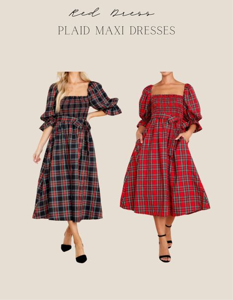 Everyday Cheer Red Plaid Maxi Dress curated on LTK Plaid Maxi Dress, Maxi Outfits, Christmas Plaid, Pink Lily, Plaid Christmas, Plaid Dress, Pj Sets, Christmas Season, Red Plaid