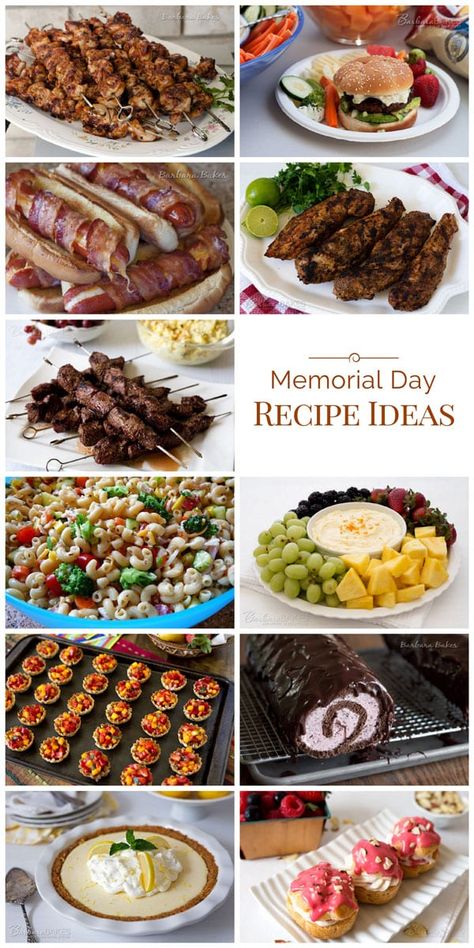 Memorial Day Ideas, Memorial Day Food, Memorial Day Bbq, Memorial Day Foods, Memorial Day Recipes, Barbeque Party, Patriotic Food, Fourth Of July Food, Summer Eating