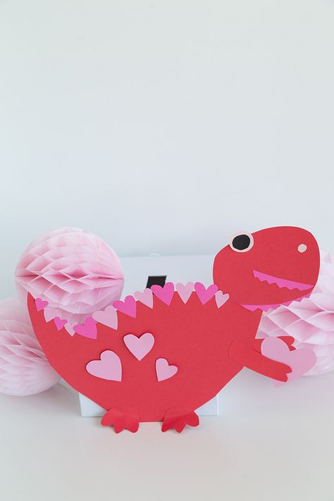 Diy Dinosaur Valentines Box For Kids, Dino Valentines Box Ideas, Dinosaur Valentine Box Ideas, Valentine Card Box Ideas, Valentine Card Boxes, Diy Valentine Card, Card Box Ideas, Dinosaur Valentine Cards, Vday Crafts