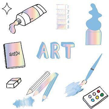 "Pastel Rainbow Art School Subject Pack" Sticker for Sale by The-Goods | Redbubble Health Subject Design, School Stickers Labels, School Prep, Paint Tubes, Prep School, School Stickers, Rainbow Art, School Subjects, Pastel Rainbow