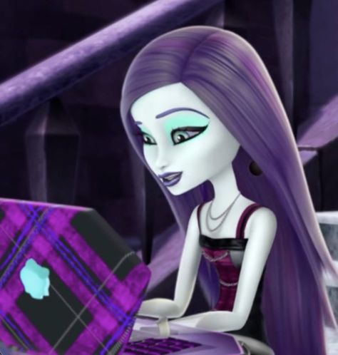 Spectra Vondergeist Icon, Spectra Vondergeist, Monster High, Purple, Hair