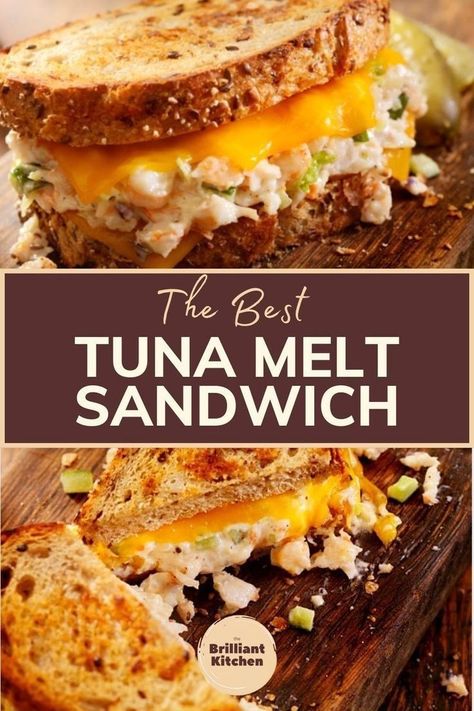 Best Tuna Melt Sandwich, Best Tuna Sandwich, Tuna Sandwich Recipes, Tuna Melt Sandwich, Tuna Melt Recipe, Grilled Tuna, Best Sandwich Recipes, Melt Recipe, Tuna Melt