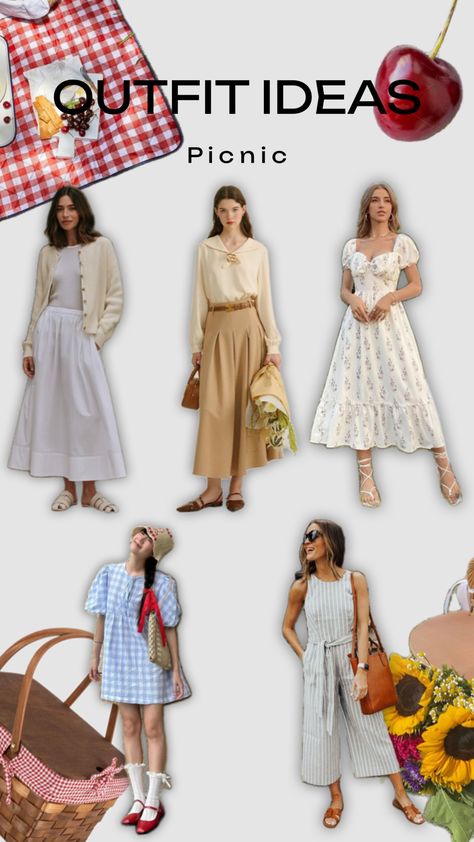 Outfit ideas for picnic in a sunny day 💛 #outfitinspo #picnicootd #ootd #outfitforpicnic #outfitaesthetic Outfit Ideas For Picnic, Ideas For Picnic, Sunny Day, Outfits Aesthetic, Sunny Days, Sunnies, Outfit Ideas, Ootd, Outfit Inspo