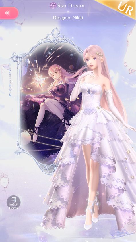 Shining Nikki Star Sea, Star Sea Dress, Star Sea, Lost Stars, Sea Dress, Sea Dream, Ancient Kingdom, The Pose, Falling Stars