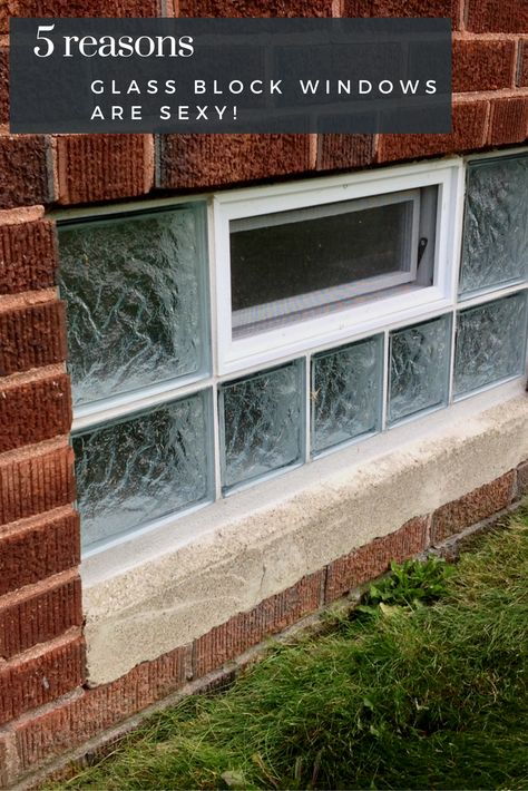 Are you uncertain how any type of basement window could be called sexy? Check out this article with the reasons glass block basements windows are a sound choice for a remodeling project. | Innovate Building Solutions Glass Block Shower Window, Glass Block Basement Windows, Colored Glass Block, Diy Castle, Glass Block Shower Wall, Basement Window Well, Window Glass Repair, Glass Block Shower, Glass Block Windows