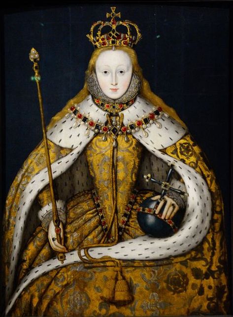 Coronation Portrait, Ratu Elizabeth, Royal Ancestry, Tudor Monarchs, Elizabethan Era, Tudor Dynasty, Tudor Era, The Tudors, Tudor History