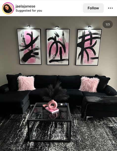 Girl Apartment Decor, Black Living Room Decor, Modern Apartment Living Room, Apartment Decorating Living, Girly Apartment Decor, Luxury Room Bedroom, First Apartment Decorating, Dream Apartment Decor, Black Living Room