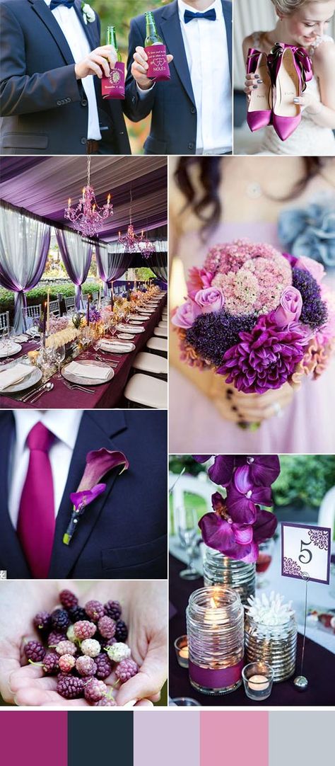 orchid and lavender summer wedding ideas and summer wedding koozie favors Koozie Wedding Favors, Wedding Color Palettes, Diy Bridal Bouquet, Wedding Themes Summer, Purple Wedding Bouquets, Wedding Koozies, Summer Wedding Colors, Wedding Theme Colors, Wedding Destination