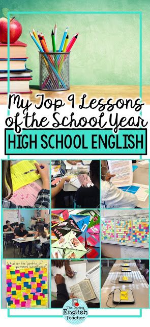 The Daring English Teacher: My Favorite Activities From the School Year English Language Activities High Schools, High School Reading Notebook, Fun English Activities Middle School, Secondary English Activities, Word Of The Day High School, Creative English Projects High School, English Project Ideas For High School Activities, Hands On Ela Activities Middle School, Fun English Activities High School