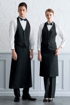 Hotel Waiter Uniform Design, Butler's Uniform, Waiter Outfit Restaurants, Bar Waiter Uniform, Butler Uniform, Waiters Uniform, Waiter Uniform Design, Waitstaff Uniform, Waiter Outfit