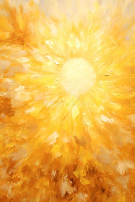 Dynamic sun in vibrant abstract style. Concept of warmth, light, energy. Oil painting. Metaphorical associative card royalty free stock photography Oil Painting Photo, Sunshine Painting, Sun Energy, Light Energy, Stock Photography Free, Abstract Styles, Girls Tshirts, Stock Photography, Acrylic Painting