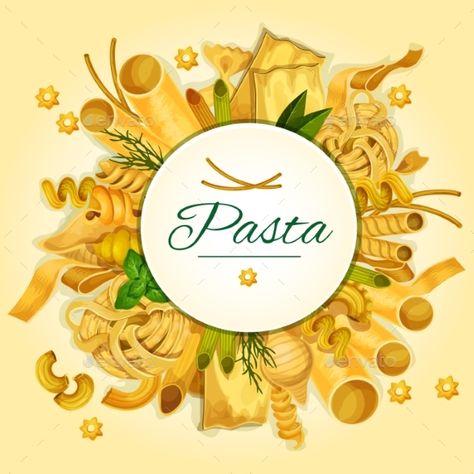 Cafe Graphics, Pasta Logo, Pasta Delivery, Food Stall Design, Spinach Quiche Recipes, Cooking Logo, Spices Packaging, Spinach Quiche, Pasta Spaghetti