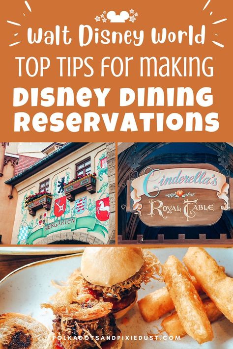 The Best Tips for Making Disney Dining Reservations at Walt Disney World. Disney Dining Reservations, Orlando Activities, Disney App, Dinner Reservations, Disney World Vacation Planning, Disney World Restaurants, Disney World Food, Fancy Restaurants, Disney Restaurants