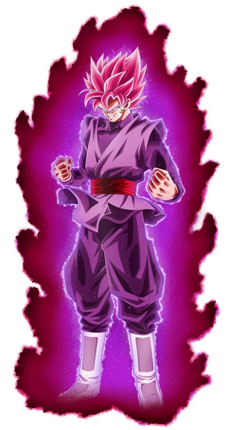 Black Goku - Super Saiyan Rose (Manga #20) by NekoAR Goku Black Super Saiyan, Saga Dragon Ball, Super Saiyan Rose, Dbz Characters, Black Goku, Dragon Ball Super Wallpapers, Dragon Ball Super Goku, Goku Super, Naruto Uzumaki Art