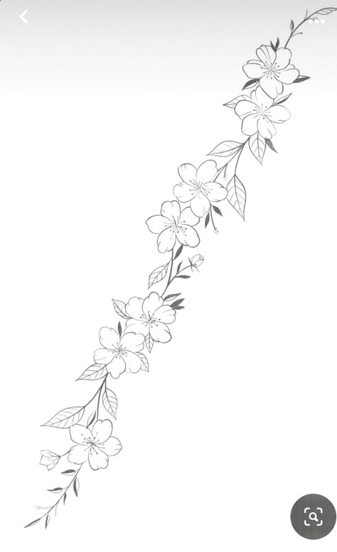 Flower Arm Wrap Tattoo Stencil, Wrist Wrap Tattoo Stencil, Vertical Floral Tattoo, Linear Floral Tattoo, Wild Flower Vine Tattoo, Arm Wrap Tattoo, Flower Vine Tattoos, Ink Tattoo Design, Red Ink Tattoo