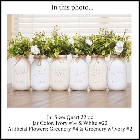 5 or 6 Pcs Mason Jar Centerpieces for Table, Neutral Baby Shower Centerpieces, White Mason Jar Centerpieces, Painted Mason Jars Rustic - Etsy Baby Shower Table Centerpieces Neutral, Neutral Baby Shower Centerpieces, Mason Jar Sizes, Baby Shower Table Centerpieces, Jar Centerpieces, Baby Shower Table, Savannah Wedding, Mason Jar Centerpieces, Shower Centerpieces