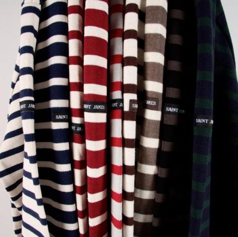 Saint James' Striped Meridien Shirt Gifts For Boat Owners, Breton Shirt, Captain Gifts, Clothing Store Displays, Fashion Reference, Sailor Shirt, Boat Shirts, Prep Style, Saint James