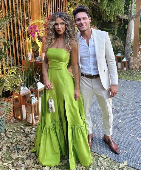 Wedding Guest Outfit Semi Formal, Ring Ceremony, Strapless Evening Dress, Strapless Prom Dresses, Spaghetti Strap Prom Dress, Floor Length Prom Dresses, Green A, A Line Prom Dresses, Mexico Wedding