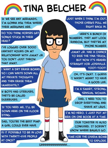 Tina-Bob's Burgers Gene Belcher Quotes, Louise Belcher Quotes, Funny Quotes From Movies, Tina Belcher Quotes, Bobs Burgers Quotes, Quotes From Movies, Bobs Burgers Tina, Bobs Burger, Funny Candy