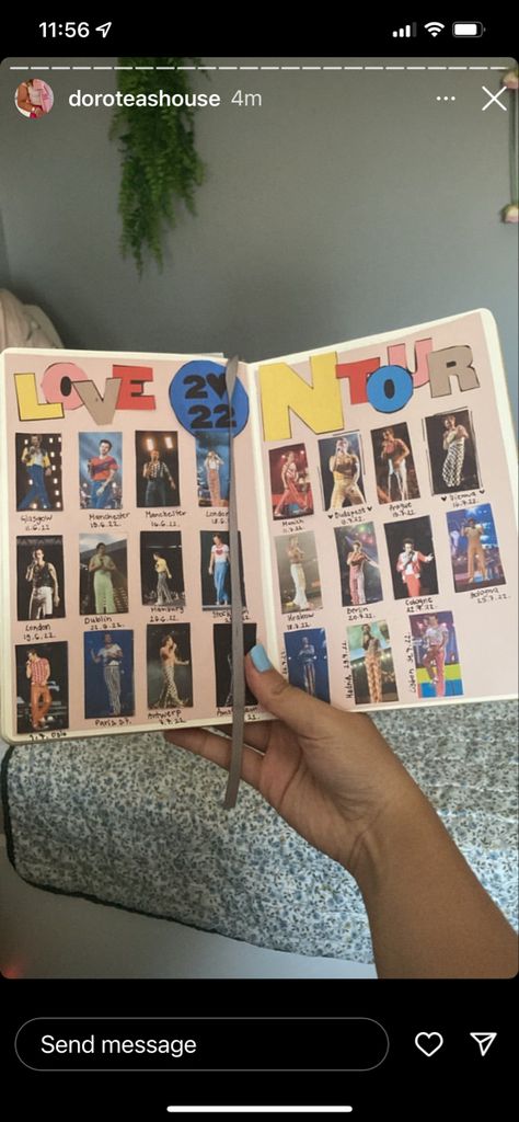 Hslot Scrapbook, Harry Styles Journal Ideas, One Direction Scrapbook, Love On Tour Scrapbook, Harry Styles Scrapbook, Harry Styles Notebook Ideas, One Direction Journal Ideas, Louis Tomlinson Journal Ideas, Harry Styles Journal