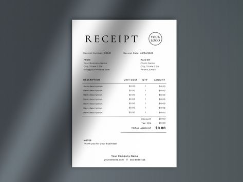 Food receipt