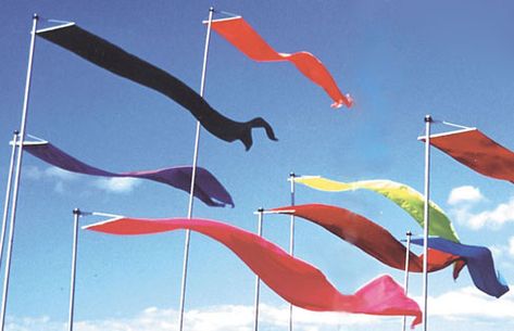 Wind Dancers - multi color Chic Party Decor, Wind Flag, Flying Banner, Wind Dancer, Earth Photos, Marketing Graphics, Church Banners, Windy Day, Graphics Inspiration