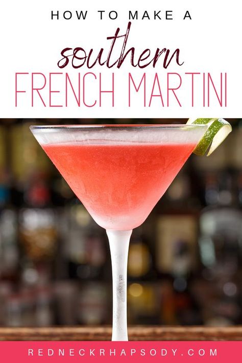 Martini Recipes Vodka, French Martini, Coctails Recipes, Vodka Martini, Pink Drink, Boozy Drinks, Martini Recipes, Vodka Drinks, Champagne Cocktail