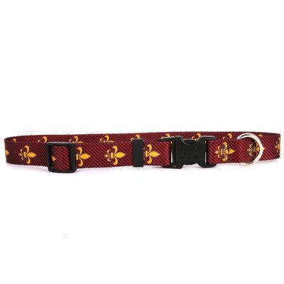 Fleur de Lis Standard Collar Size Large 1 x 1820 Color Red ** Details can be found by clicking on the image.(This is an Amazon affiliate link and I receive a commission for the sales) Red Dog Collar, Cat Training Pads, Yellow Dog, Cat Dander, Cat Odor, Cat Shedding, Cat Food Storage, Cat Id Tags, Cat Fleas