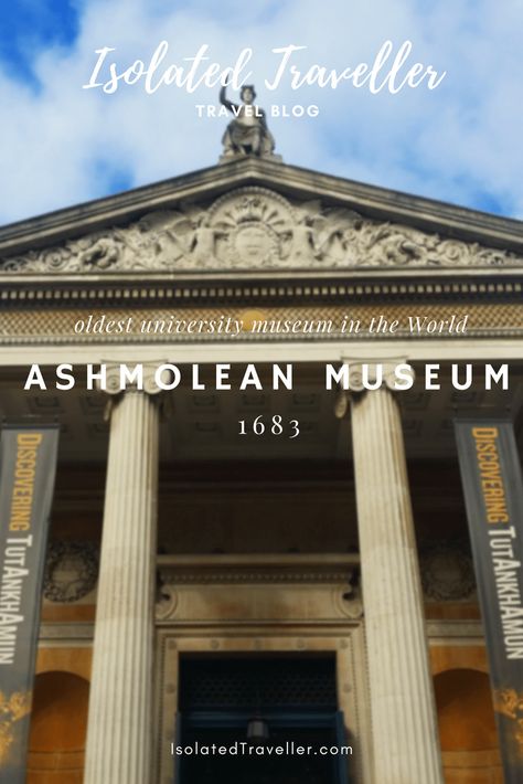 The Ashmolean Museum of Art and Archaeology in Oxford was founded in 1683, thanks to Elias Ashmole who gifted his collection to the University. Ashmolean Museum Oxford, Ashmolean Museum, Uk Trip, Moving To The Uk, Tutankhamun, Interior Renovation, Travel Memories, Uk Travel, Art Class