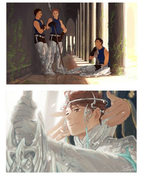 Haikyuu AU IwaOi (Iwaizumi x Oikawa) 2/2 Haikyuu Fantasy Au, Fantasy Au, Hello Sweetie, Haikyuu Karasuno, Haikyuu Funny, Haikyuu Ships, Haikyuu Manga, Haikyuu Characters, Haikyuu Fanart